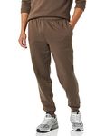 Amazon Essentials Men's Fleece Jogger Bottom, Medium Brown, XL