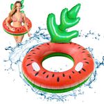 Swimming Ring Adults Teenagers- Large Swimming Float Rubber Ring, Durable Swim Ring, Inflatable Ring Pool Floats, Floating Ring Summer Pool Beach Supplies, Pool Tubes Party Water Sports Toy