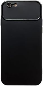 Callyue for iPhone 6s Case Black, Raised Edges Protect Camera & Screen, Ultra-Sleek, Ultra Slim Shockproof Phone Cases for iPhone 6