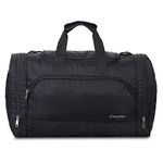 Satellite Polyester 30 Cms Duffle Bag(AG21_Black_D Black)