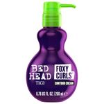 Bed Head by TIGI Foxy Curls Hair Cream – Anti-Frizz Styling Cream for Bounce and Waves, Lightweight Curl Defining, Hydrating, Frizz-Control Hair Smoothing Treatment for Natural Wavy and Curly Hair