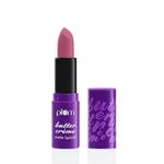 Plum Butter Crème Matte Lipstick | Creamy Matte Finish | Highly Pigmented | With Shea Butter, Rosehip Oil & Vitamin E | 100 Vegan & Cruelty Free | 123 Pinkadoodle