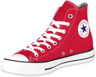 Converse Men's All Star Chuck Taylor Hi Casual Shoe Red Men 10.5 Women 12.5