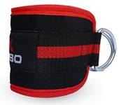 Kobo WTA18 Heavy Duty D-Ring Ankle Strap (Black/Red)