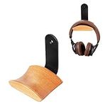 Headphone Hook Holder Hanger Mount,Headset Stand Hook Wall Mount Beech Wood Headphone Holder for Audio,Studio &PC Gaming Headphones (Beech)