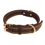 Leather Dog Collar,Heavy Duty Dog Collar,Soft and Strong Leather Adjustable Dog Collar for Small Medium Large Dog