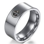 Sping Jewelry Marvel Deadpool Ring Titanium Steel for Men Women Size 6-13