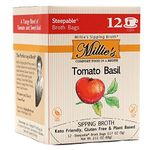 Millie’s All Natural Organic Gluten-Free Vegetable Sipping Broth 12 Tea Bags Tomato Basil