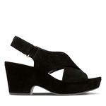 Clarks Womens Maritsa Lara Ankle Strap Sandals, Black Black Suede, 6 UK