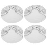 4pcs Tyre Silver Protection Cover Motorhome Waterproof Wheel Cover Polyester Fiber Wheel Tire Covers for 27-29 Inches Tire Diameter Car Jeep Rv Suv Truck Trailer