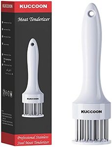 KUCCOON Meat Tenderizer Tool Stainless Steel Needle Ultra Sharp 24 Blades Tenderizer Tool for Tenderizing Beef Chicken Steak Veal Pork