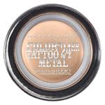 Maybelline New York Eye Studio Color Tattoo Metal 24 Hour Cream Gel Eyeshadow, Barely Branded, 0.14 Ounce