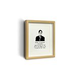 The Office Merchandise Motivational Photo Frame Wall Art The Office Quote Poster for Coworker, Friend or The Office TV Show Fans, (8" X 10")