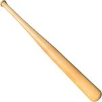 Genuine Solid Beech Wood Baseball Bat - 27 Inch 19 Oz - Youth Baseball Bats, Tball Bat, Weight Training, and Pickup Games - Classic and Timeless Design - KOTIONOK
