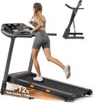 THERUN Incline Treadmill, 0-12% Aut