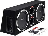 VIBE SLICK 12 Inch 2400 Watts Twin Passive Bass Subwoofer Enclosure