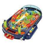 Octaville Pinball Machine for Kids or Miniature Pinball Machine for A Classic Vintage Arcade Style Tabletop Game for Kids for Ages 6 and Up