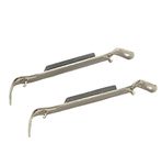 Chef Craft Select Durable Plated Iron Bottle Opener/Can Tapper with Magnet, 4.5 inches in Length 2 Piece Set, Gray