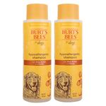 Burt's Bees for Dogs Natural Hypoallergenic Dog Shampoo with Shea Butter and Honey | pH Balanced for Dogs - Made in The USA | 16 Ounces, Pack of 2