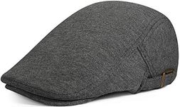 WETOO Men's Stcap55-shenhuise-mf Newsie Cap, BC55 Cotton-Grey, One Size