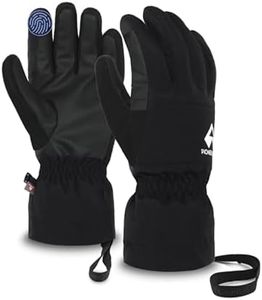 Pioneer Camp Winter Ski Gloves Men Women Waterproof Primaloft Gold Insulation Touchscreen Warm Snow Gloves for Snowboarding