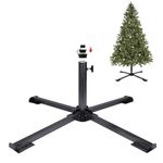 HY-MS Christmas Tree Stand, Heavy Duty Rustproof Base Stand for Artificial Xmas Tree, Folding Tree Base for 4 Ft to 8 Ft Artificial Christmas Tree