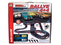 Auto World Rallye 4+4 Slot Race Set HO Scale