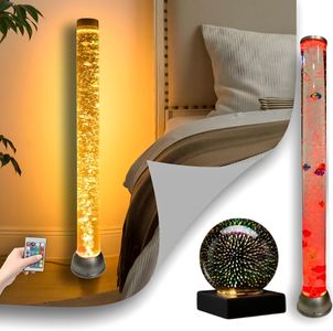 Playlearn Sensory Bubble Tube 90cm – Calming LED Light Column