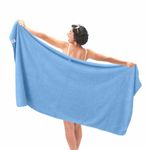 Microfiber Bath Towel/Beach Towel Ultra Soft, Absorbent, Light Weight, & Quick Dry Towel for Bath, Travel, Gym, Beach, Pool, and Yoga Size 90 x 180 cm 500GSM