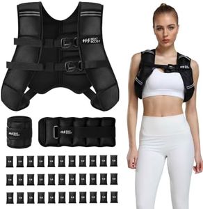BeatBoost Adjustable Weighted Vest for Men Women, 30lb Vest