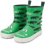 CITISTEP Toddler Rain Boots Natural Rubber Non-Slip Boys Girls