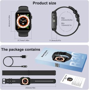 IOWODO Smart Watch 1.91" HD