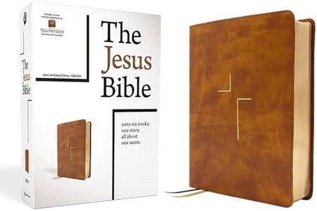 The Jesus Bible, NIV Edition, Leathersoft, Tan, Comfort Print