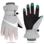 Toyosport Winter Ski Snowboard Gloves: Snow Gloves Thermal Waterproof Gloves Windproof Winter Gloves for Women Men Skiing Walking Cycling