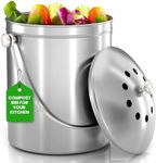 Utopia Kitchen Compost Bin for Kitc
