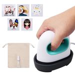 Jinlaili Mini Heat Press, Green (3 Heat Levels), Jinlaili Mini Heat Press Machine for DIY Customization and Crafting on Clothes, T-Shirts, Shoes, Hats