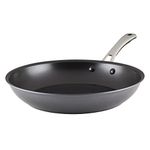 Rachael Ray Cook + Create Hard Anodized Nonstick Frying Pan/Skillet, 12.5 Inch - Black