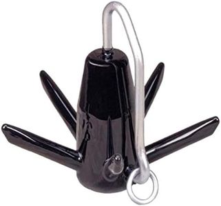 Greenfield - Original Richter Anchor, High Performance Coated Spike Boat Anchor for All Conditions- Sand, Mud, Rocks, Rivers, and Lakes. Multiple (18 lb. - for Boats Up to 24')