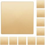 LIDER Double Blank Wall Plate, Screwless Design, Midsize, 2-Gang, 10-Pack
