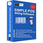 Hargun Shop Simple Pos billing Invoice software | 80mm 3 Inch | 58mm 2 Inch Thermal Receipt - Software for PC - Lifetime Validity | Retail Shop Software kirana store | Latest Version (Email Delivery in 2 hours- No CD)