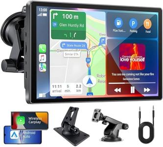 Cason Upgraded Carplay/Car Android Auto Touch Screen 7-Inch Infotainment System IPS LED Display Screen with Voice Control,for All Vehicle