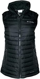 Columbia Women's White Out Puffer Omni Heat Full Zip Insulated Vest