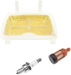 VGOL Set of 3 Air Filter Spark Plug Kit 11391201602 Compatible with Stihl MS171 MS181 MS211 Chainsaw Oil Fuel Filter Parts Chainsaw Accessories