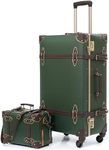 urecity Vintage Suitcase Set for Wo