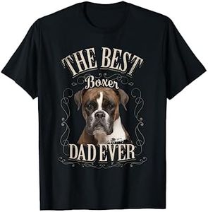 Best Boxer Dad Ever Deutscher Boxer Dog Vintage Regalo Uomo Maglietta
