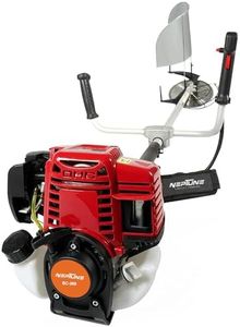 Neptune Simplify Farming Side Pack Brush Cutter 35cc Advanced Technology 4Stroke Petrol Engine Grass Trimmer, Heavy Duty Crop Cutter Machine with 40T, 2T, Tap& go Blades for Agriculture& Garden-BC-360