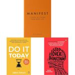 Manifest: 7 Steps to living your best life & Do It Today: Overcome procrastination, improve productivity and achieve more meaningful things [Paperback] Foroux, Darius & Stop Overthinking