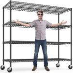REIBII 75.6" H Storage Shelves Wire