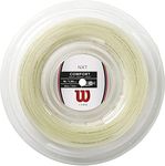 Wilson Tennis Racket String, NXT, 200 m Roll, Transparent/Natural, 1.30 mm, Unisex, WRZ912700