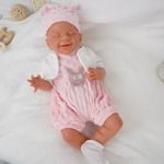 FemmeForm Girl 18 Inch, Silicone Reborn Baby Dolls, Realistic Baby Doll, Not Vinyl, Posable Newborn, Reborn Baby Dolls Silicone Full Body